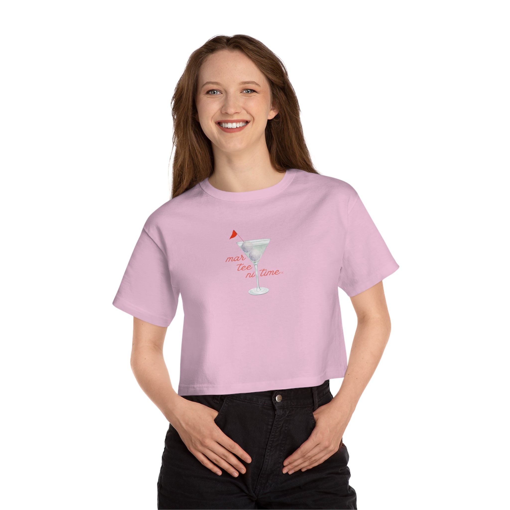 Mar-Tee-Ni Time Golf Cropped Tee – Style Threads Studio