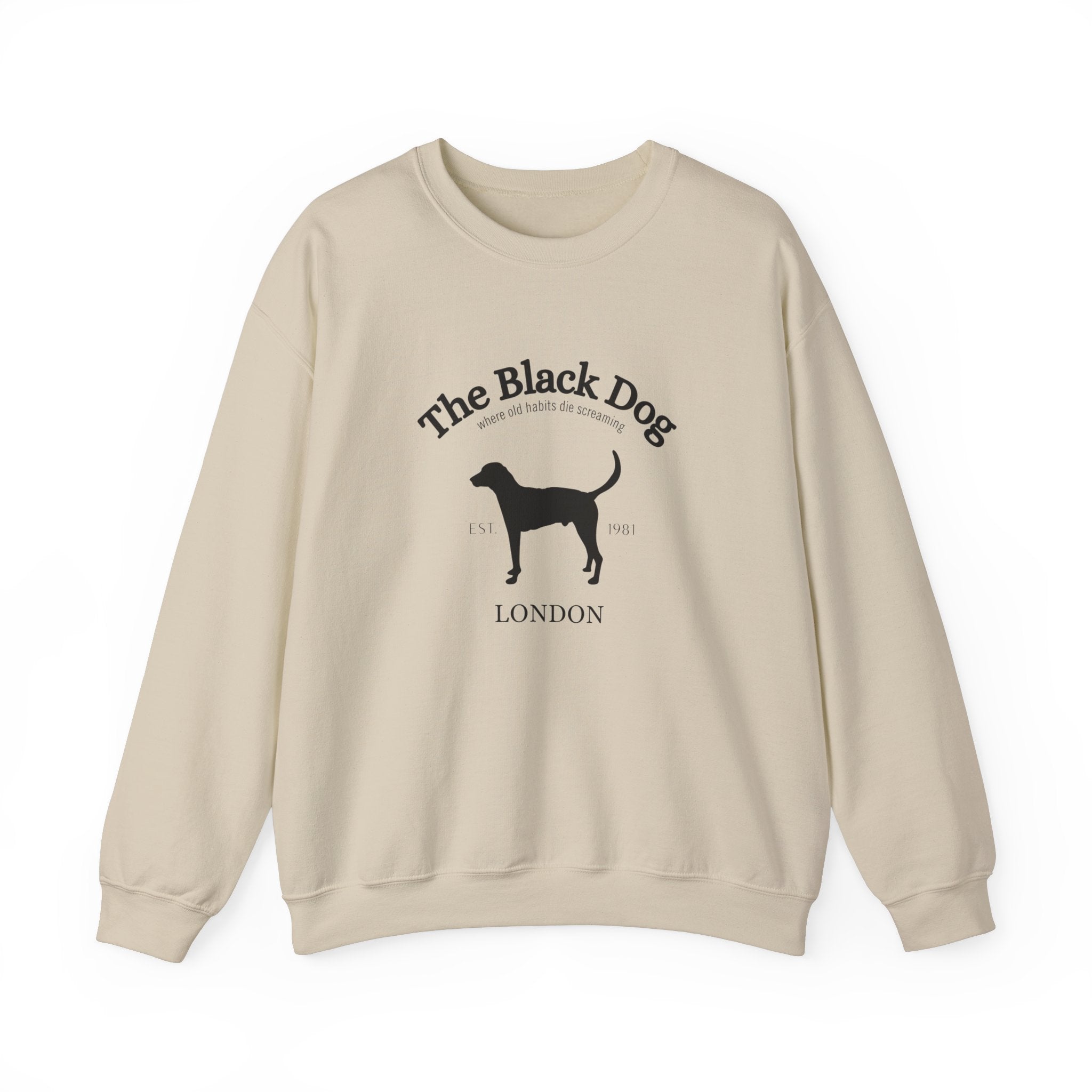 The black dog sweatshirt sale